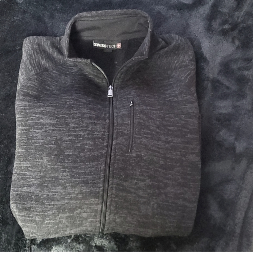 Swiss Tech Scuba Knit Sweater L
